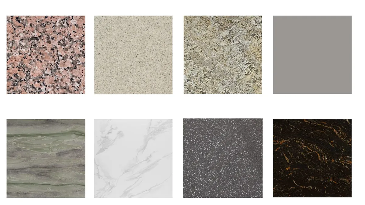 En que colores podemos encontrar encimeras porcelanicas